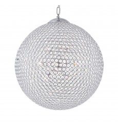  Globe 26 Light Chandelier With Chrome Finish (QS8353P40C) - CWI