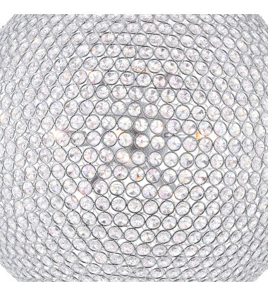  Globe 26 Light Chandelier With Chrome Finish (QS8353P40C) - CWI