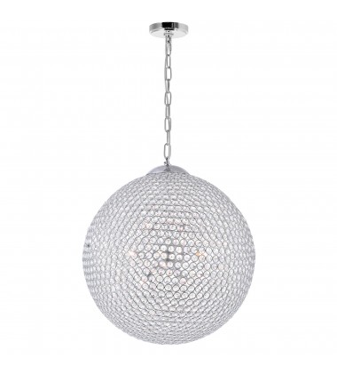  Globe 26 Light Chandelier With Chrome Finish (QS8353P40C) - CWI