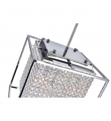  Cube 5 Light Chandelier With Chrome Finish (QS8381P14C-S) - CWI