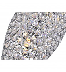  Sage 2 Light Mini Chandelier With Chrome Finish (QS8388P6C) - CWI