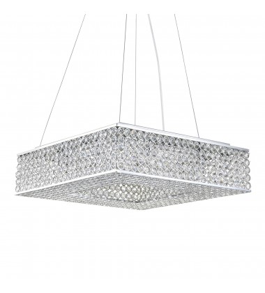 Dannie 8 Light Chandelier With Chrome Finish (QS8391P14C-S) - CWI Dannie 8 Light Chandelier With Chrome Finish (QS8391P14C-S) - CWI
