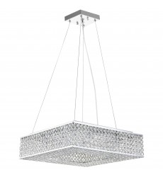  Dannie 8 Light Chandelier With Chrome Finish (QS8391P14C-S) - CWI