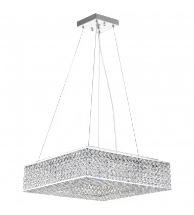 Dannie 8 Light Chandelier With Chrome Finish (QS8391P14C-S) - CWI Dannie 8 Light Chandelier With Chrome Finish (QS8391P14C-S) - CWI