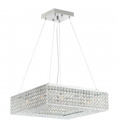  Dannie 8 Light Chandelier With Chrome Finish (QS8391P18C-S) - CWI