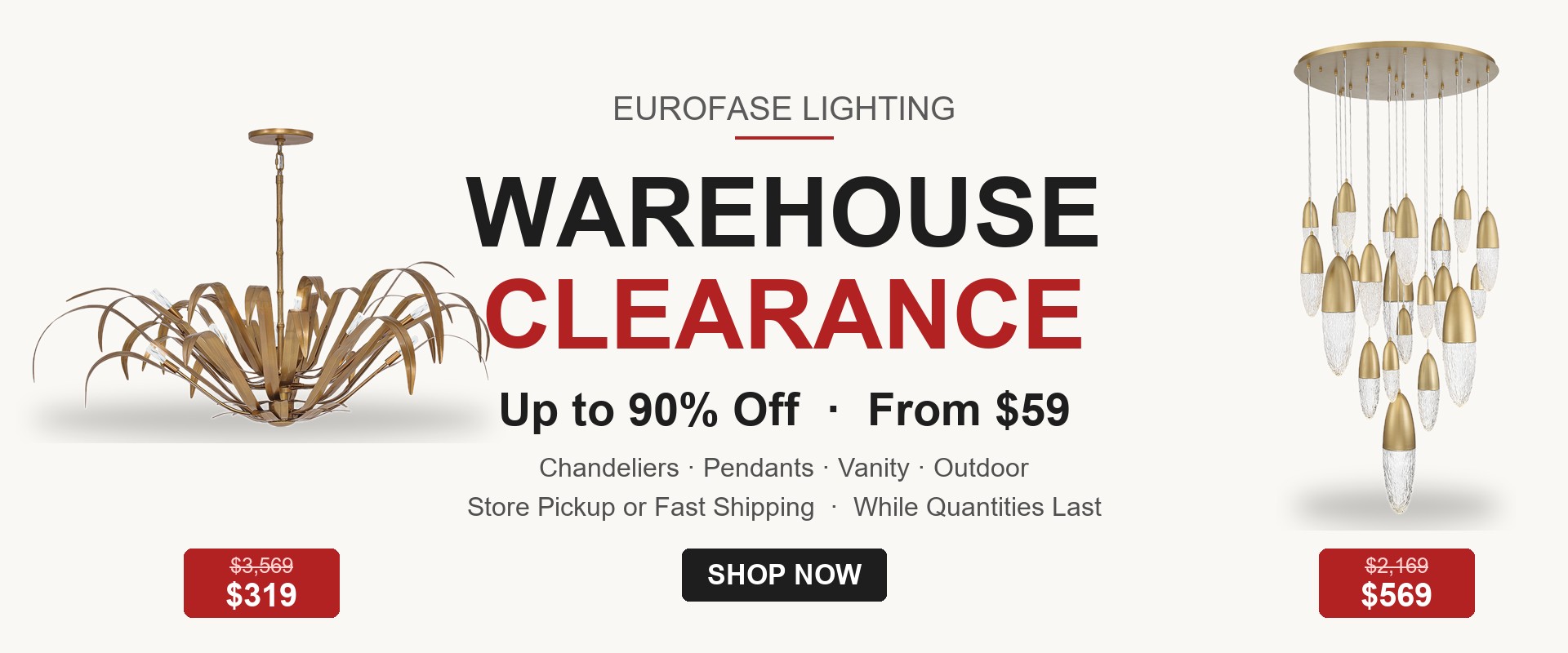 Eurofase Warehouse Clearance