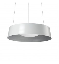  401207WH-LED-Sampson 17-in White LED Pendant
