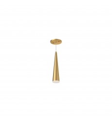  401214BG-LED-Mina 12-in Brushed Gold LED Pendant