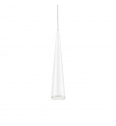  401214WH-LED-Mina 12-in White LED Pendant