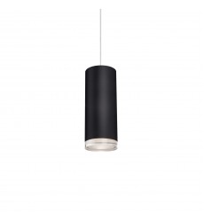  401431BK-LED-Cameo 8-in Black LED Pendant