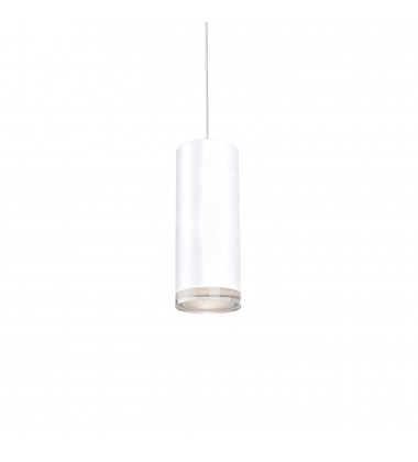  401431WH-LED-Cameo 8-in White LED Pendant