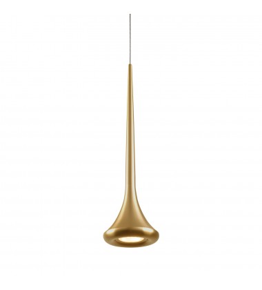  402601BG-LED-Bach 5-in Brushed Gold LED Pendant