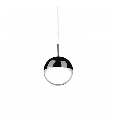  402801BC-LED-Pluto 4-in Black Chrome LED Pendant