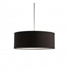  41073B-Gregory 15-in Black 3 Lights Pendant