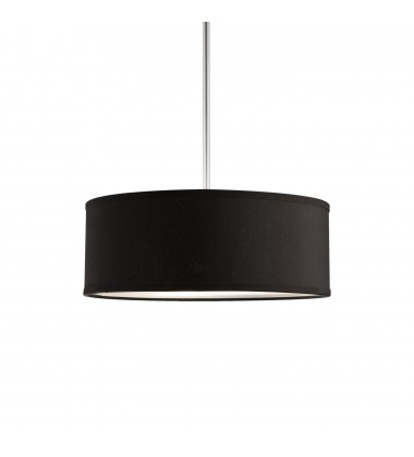  41073B-Gregory 15-in Black 3 Lights Pendant