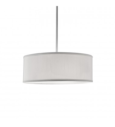  41073W-Gregory 15-in White 3 Lights Pendant