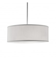  41083W-Gregory 20-in White 3 Lights Pendant