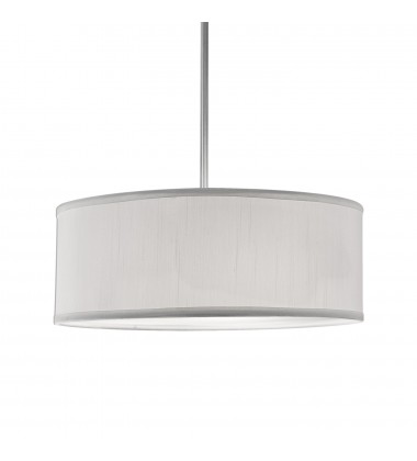  41083W-Gregory 20-in White 3 Lights Pendant