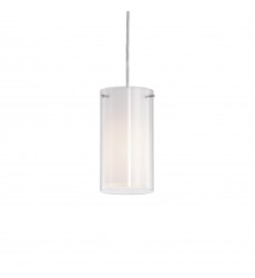  41311W-Firenze 4-in White 1 Light Pendant