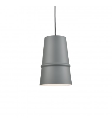  492208-GY-Castor 8-in Gray 1 Light Pendant