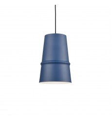  492208-IB-Castor 8-in Indigo Blue 1 Light Pendant