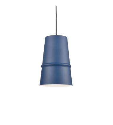  492208-IB-Castor 8-in Indigo Blue 1 Light Pendant