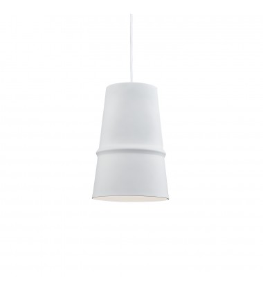  492208-WH-Castor 8-in White 1 Light Pendant