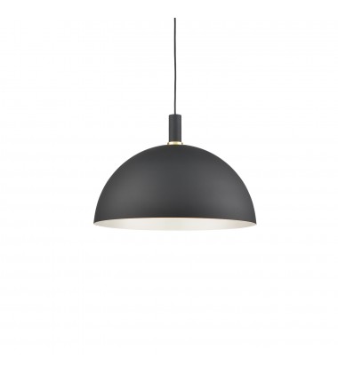  492324-BK/GD-Archibald 24-in Black With Gold Detail 1 Light Pendant
