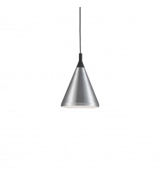  492710-BN/BK-Dorothy 10-in Brushed Nickel With Black Detail 1 Light Pendant