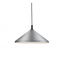  493118-BN/BK-Dorothy 18-in Brushed Nickel With Black Detail 1 Light Pendant
