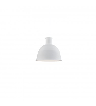 493513-WH-Irving 13-in White 1 Light Pendant