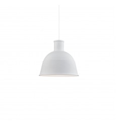  493516-WH-Irving 16-in White 1 Light Pendant