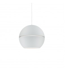  494016-WH-Lucas 16-in White 1 Light Pendant