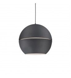  494024-BK-Lucas 24-in Black 1 Light Pendant