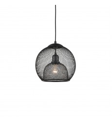  494412-BK-Gibraltar 12-in Black 1 Light Pendant