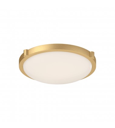  501112BG-LED-5CCT-Floyd 13-in Brushed Gold LED Flush Mount