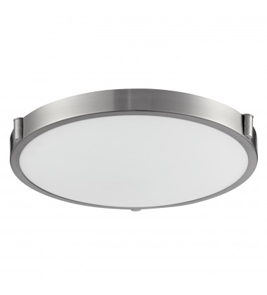  501122-LED-Floyd 17-in Brushed Nickel LED Flush Mount