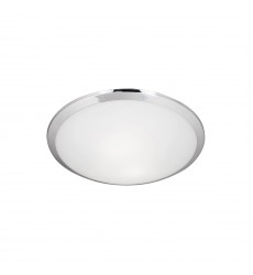 51561CH-Malta 12-in Chrome 1 Light Flush Mount