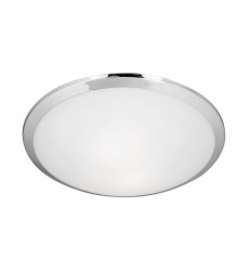  51562CH-Malta 15-in Chrome 2 Lights Flush Mount