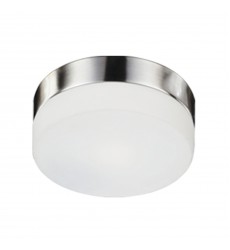  52022BN-Lomita 12-in Brushed Nickel 2 Lights Flush Mount