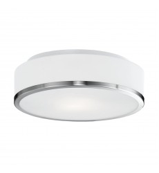 599002BN-Charlie 12-in Brushed Nickel 2 Lights Flush Mount 599002BN-Charlie 12-in Brushed Nickel 2 Lights Flush Mount