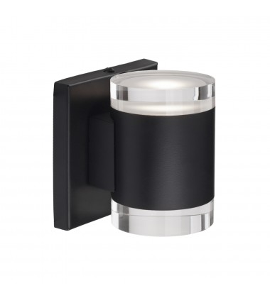  601431BK-LED-Norfolk 5-in Black LED Wall Sconce