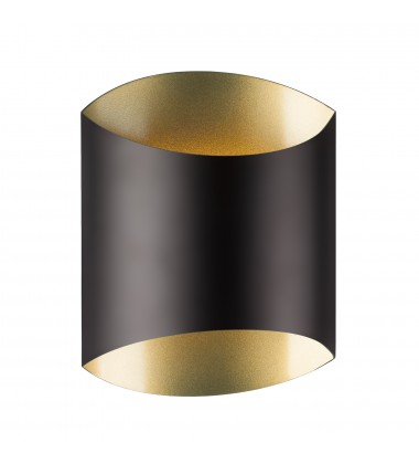  601471BK-LED-Preston 8-in Black LED Wall Sconce