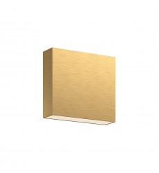  AT6606-BG-UNV-Mica 6-in Brushed Gold LED Wall Sconce