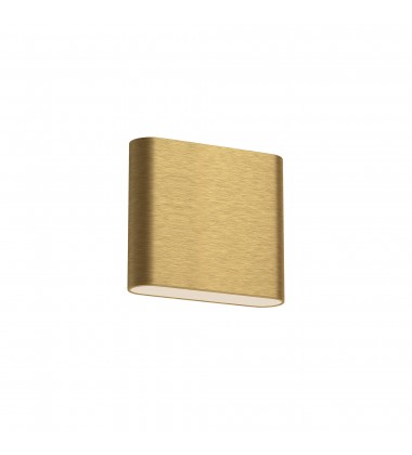  AT68006-BG-Slate 6-in Brushed Gold LED Wall Sconce