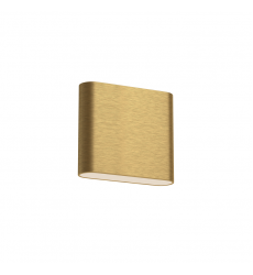 AT68006-BG-UNV-Slate 6-in Brushed Gold LED Wall Sconce