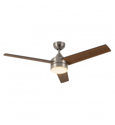 CF0716452BN-LKW-Nash 52-in Brushed Nickel reversible blade Ceiling Fan with LED Light Kit