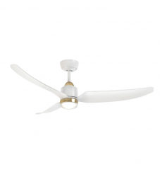 CF72952-BG/WH-5CCT-Hugo 52-in Brushed Gold/Matte White with Light Kit Ceiling Fan