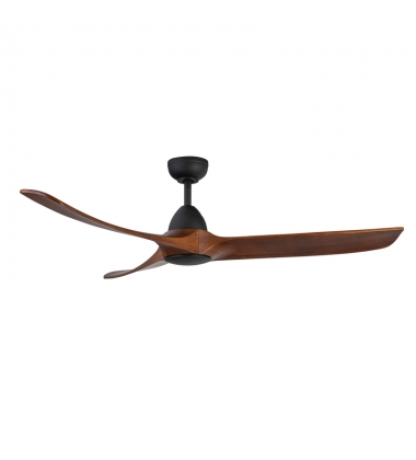 CF77860-MB/DW-Baylor 60-in Matte Black/Dark Walnut LED Ceiling Fan
