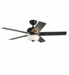 CF78752-MB-LKW-Erikson 52-in Matte Black FAN + LED KIT with Bulb Ceiling Fan